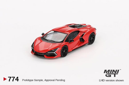 Mini GT 1:64 Lamborghini Revuelto Arancio Dac Lucido - Car World