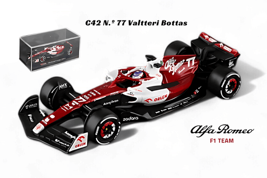 Bburago 1:43 F1 - Alfa romeo C42 N.º 77 Valtteri Bottas - Car World