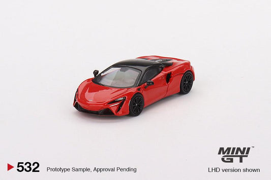 Mini GT 1:64 McLaren Artura Vermillion Rojo LHD - Car World