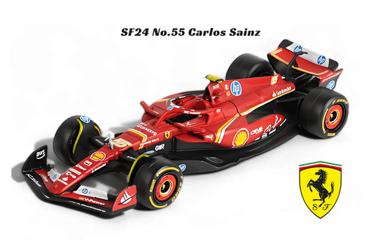 Bburago 1:43 F1 - Ferrari SF24 No.55 Carlos Sainz
