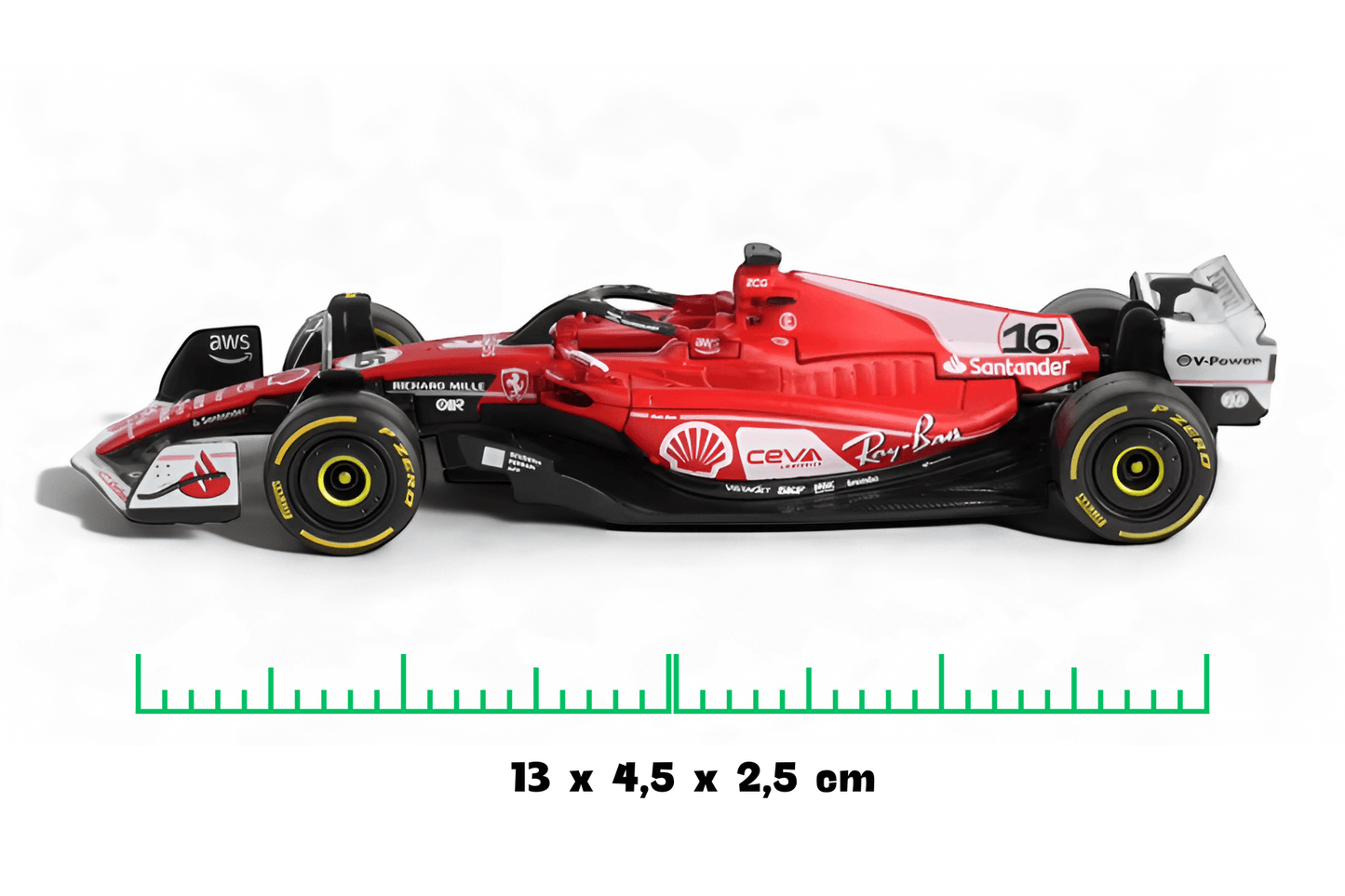 Bburago 1:43 F1 - Ferrari SF23 Las vegas No.55 Carlos Sainz
