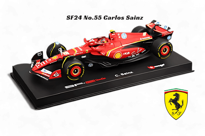 Bburago 1:43 F1 - Ferrari SF24 Dust cover No.55 Carlos Sainz
