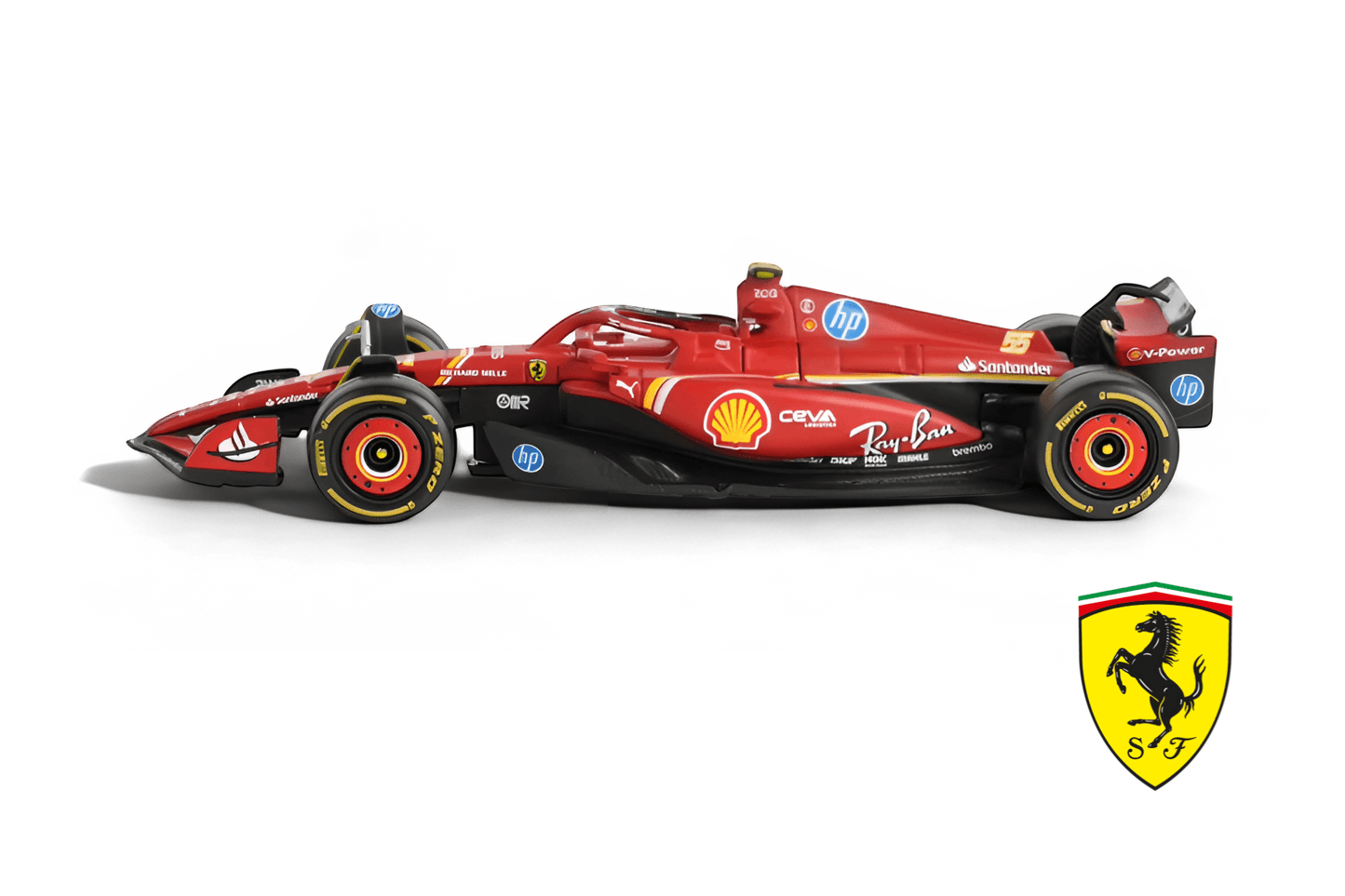 Bburago 1:43 F1 - Ferrari SF24 No.55 Carlos Sainz - Car World