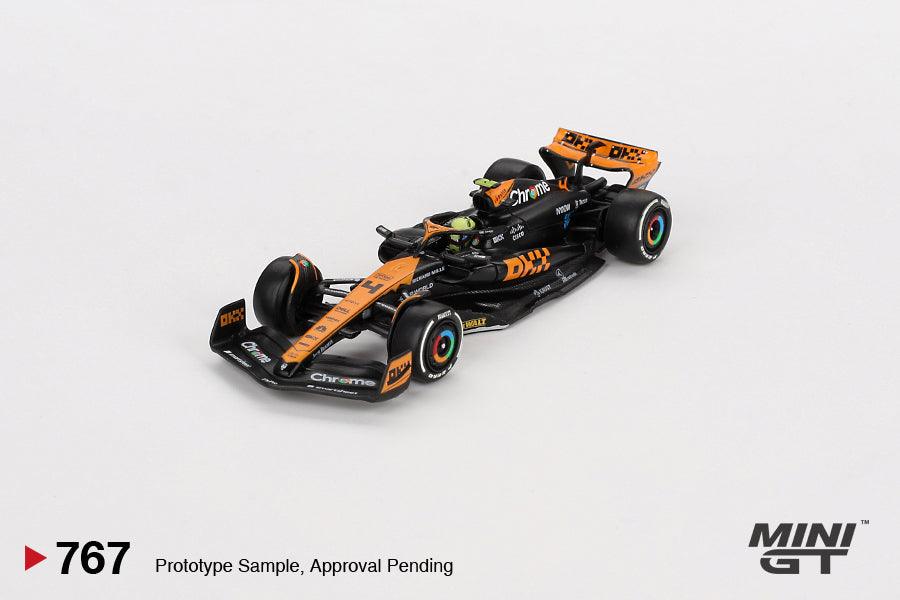 ** Preorder* Mini GT 1:64 McLaren MCL60 #4 Lando Norris 2023 F1 2023 GP de Japón 2do lugar - Car World