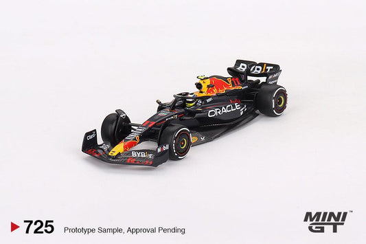 ** Preorder** Mini GT 1:64 Oracle Red Bull Racing RB19 #11 Sergio Pérez 2023 F1 2023 Ganador del GP de Arabia - Car World