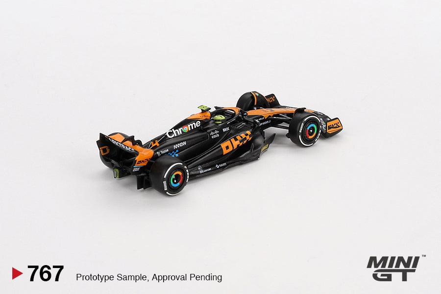 ** Preorder* Mini GT 1:64 McLaren MCL60 #4 Lando Norris 2023 F1 2023 GP de Japón 2do lugar - Car World