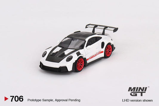 ** Preorder** Mini GT 1:64 Porsche 911 (992) GT3 RS Paquete Weissach - Car World