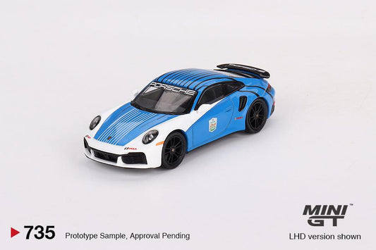 Mini GT 1:64 Porsche 911 Turbo S Safety Car 2023 IMSA Daytona 24 Horas - Car World