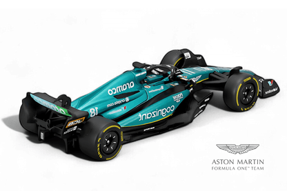 Bburago 1:43 F1 - Aston Martin Aramco AMR23 No.14 Fernando Alonso - Car World