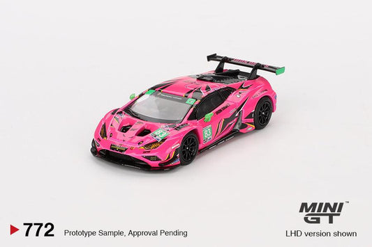 Mini GT 1:64 Lamborghini Huracán GT3 EVO2 #83 Iron Dames 2023 IMSA Daytona 24 Horas - Car World
