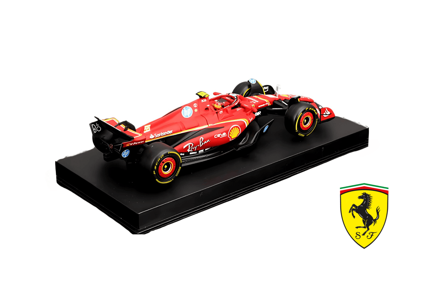 Bburago 1:43 F1 - Ferrari SF24 Dust cover No.55 Carlos Sainz