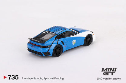 Mini GT 1:64 Porsche 911 Turbo S Safety Car 2023 IMSA Daytona 24 Horas - Car World