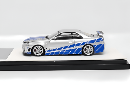 TIME MICRO 1:64 Nissan Gtr R34 open cover Fast & Furious - Car World
