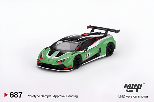 ** Preorder* Mini GT 1:64 Presentación Lamborghini Huracán GT3 EVO2 - Car World