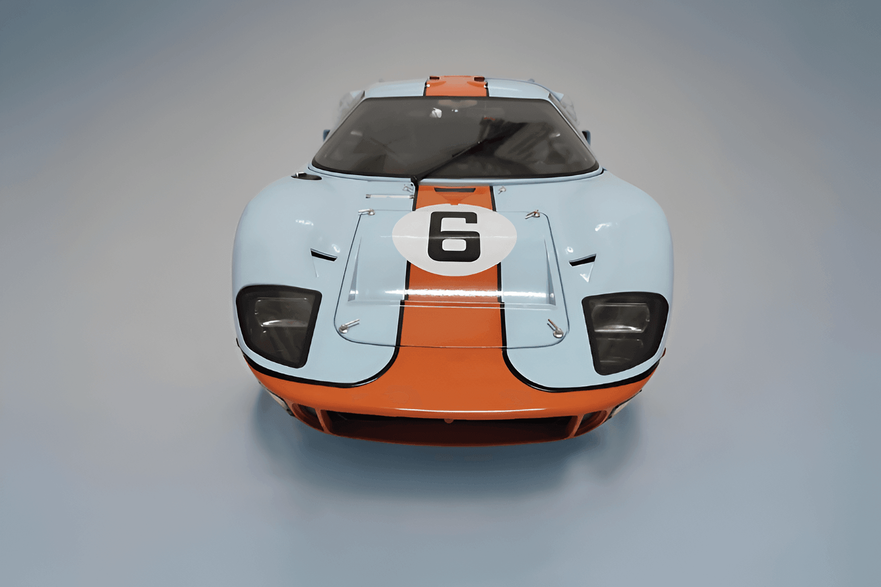 Ford GT40 1:8 - 24 horas de Le Mans 1969 - Car World
