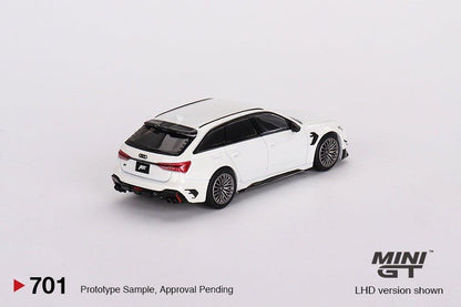** Preorder* Mini GT 1:64 Audi ABT RS6-R Blanco Glaciar Metalizado - Car World
