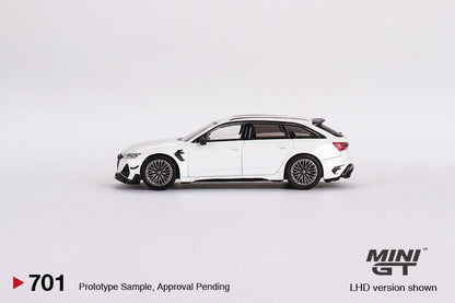 ** Preorder* Mini GT 1:64 Audi ABT RS6-R Blanco Glaciar Metalizado - Car World