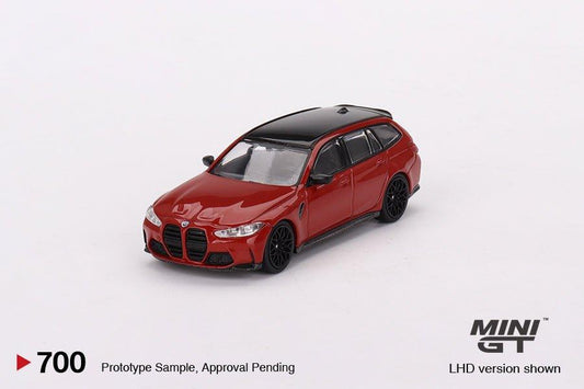 Mini GT 1:64 BMW M3 Competition Touring Rojo Toronto Metálico - Car World
