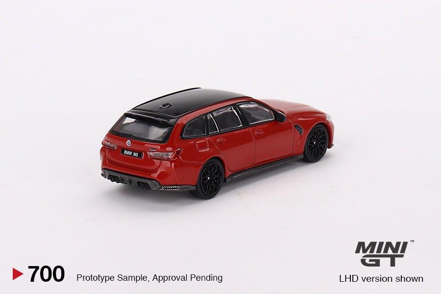 Mini GT 1:64 BMW M3 Competition Touring Rojo Toronto Metálico - Car World