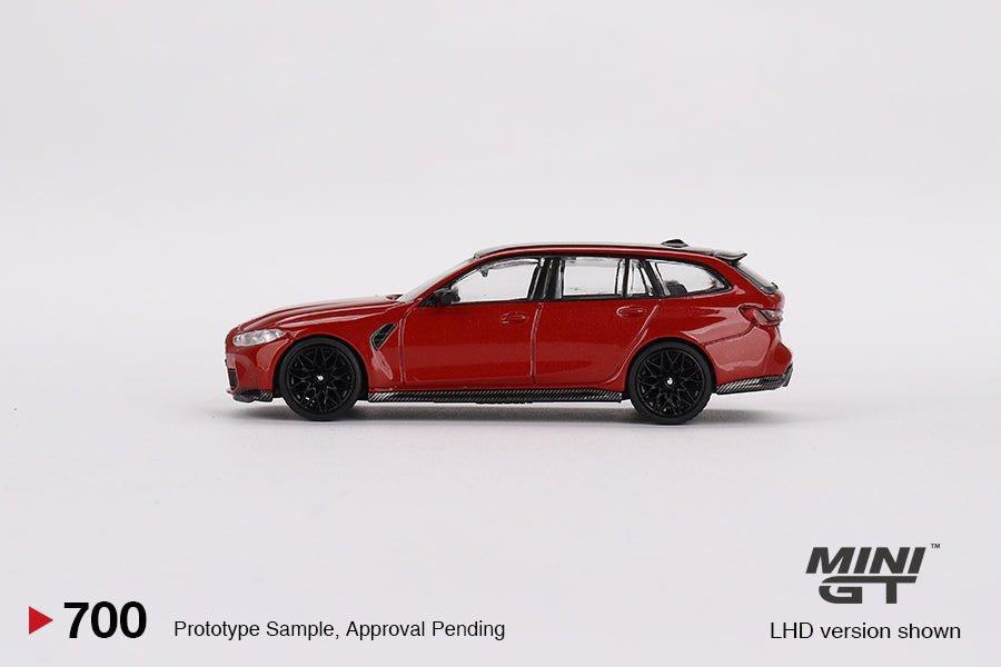 Mini GT 1:64 BMW M3 Competition Touring Rojo Toronto Metálico - Car World
