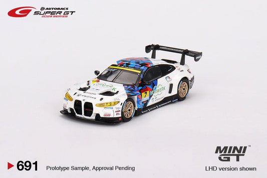 ** Preorder* Mini GT 1:64 BMW M4 GT3 #7 "Studie BMW M4" BMW M Team Studie x CRS 2023 SUPER GT SERIES - Car World