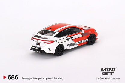** Preorder* Mini GT 1:64 Honda Civic TYPE R 2023 Pace Car Rojo - Car World